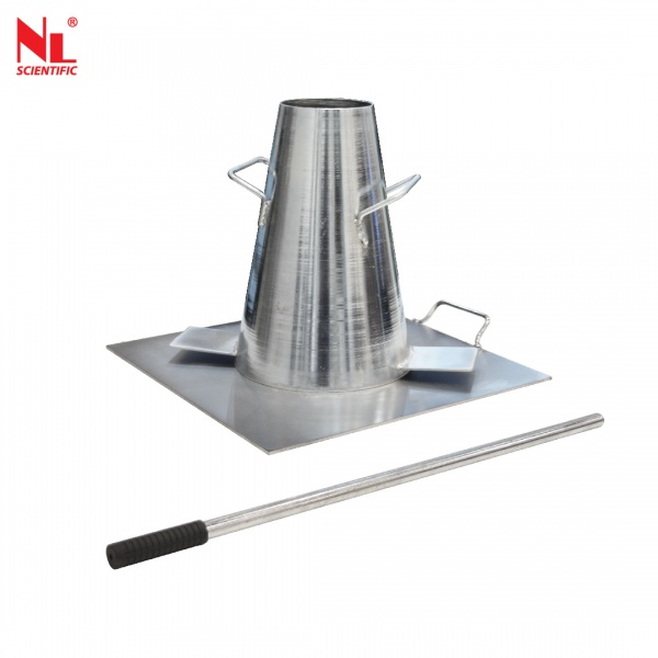 slump cone test apparatus