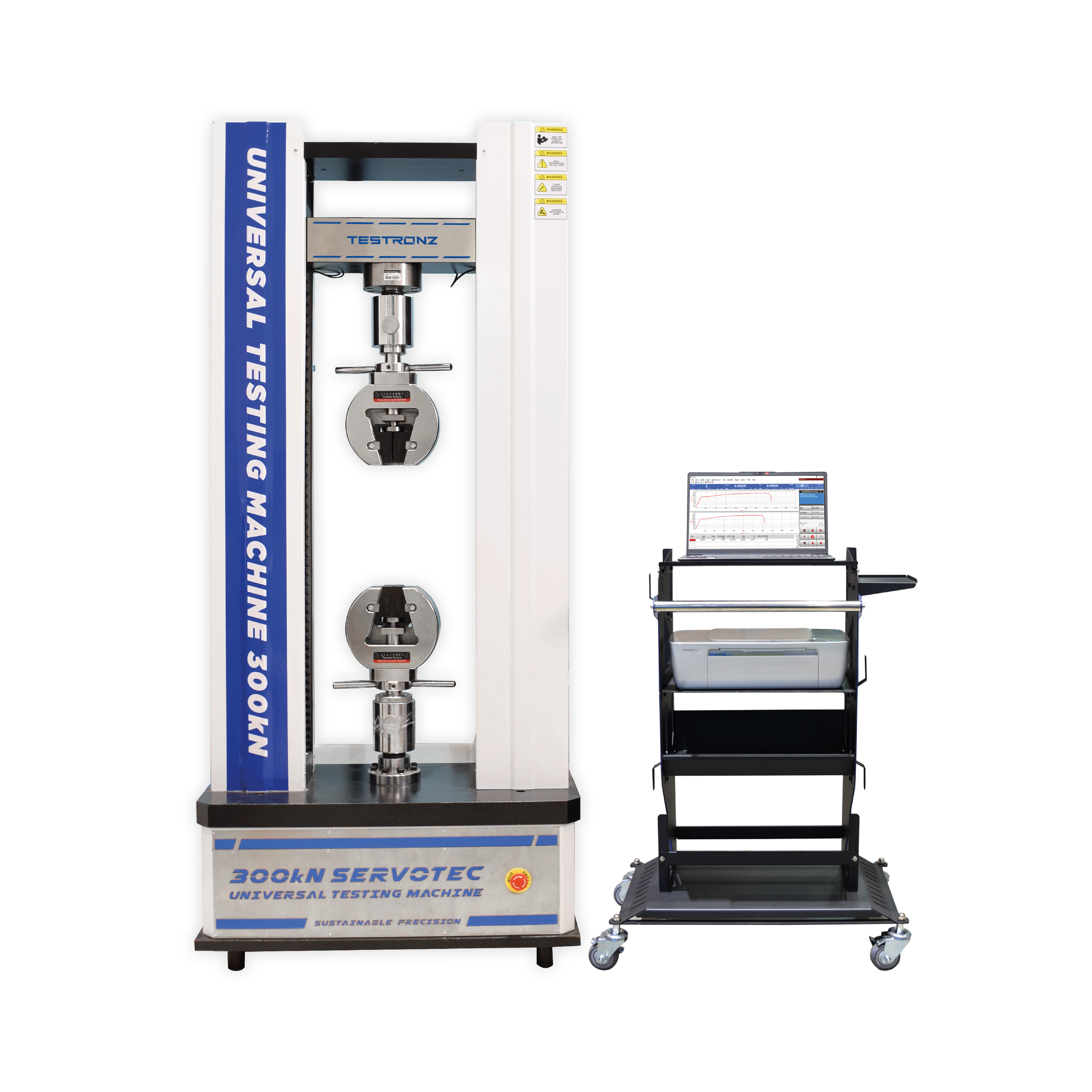 servotec fully automatic universal testing machine 300kN