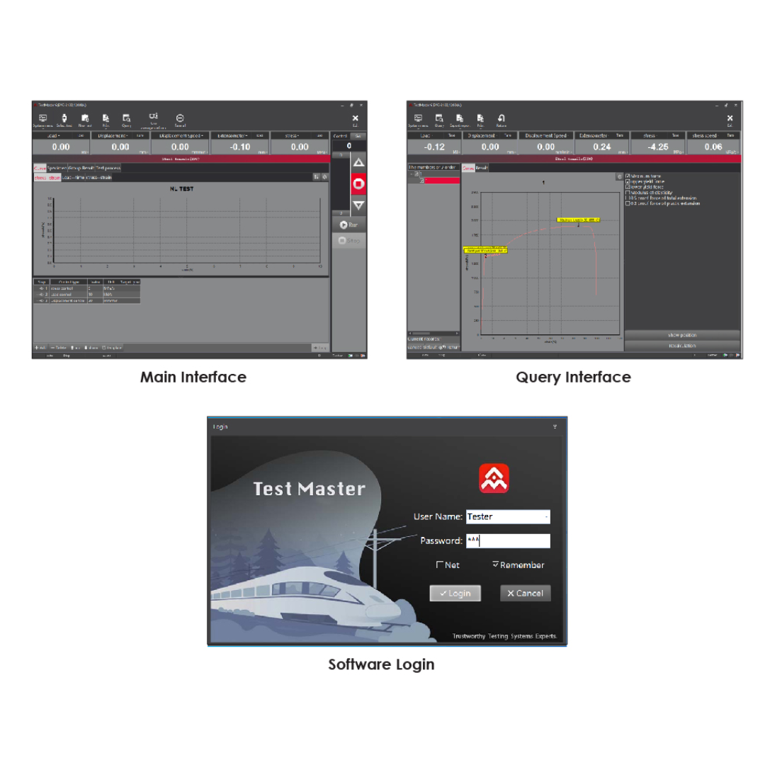 software for universal testing machine