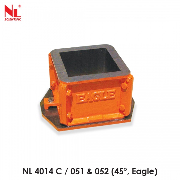 150mm Cast Iron Cube Mould (45°, Eagle)